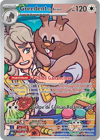Carta Greedent do Arven