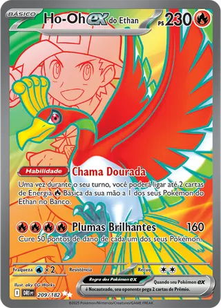 Carta Ho-Oh ex do Ethan