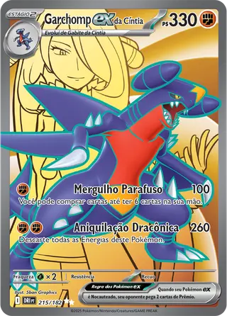 Carta Garchomp ex da Cíntia