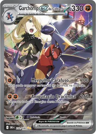 Carta Garchomp ex da Cíntia