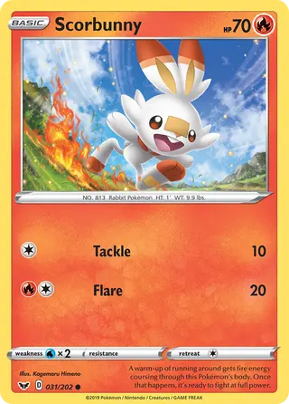 Carta Scorbunny