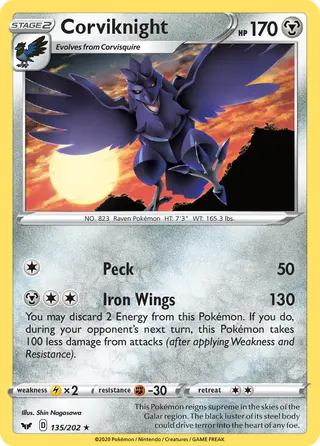 Carta Corviknight