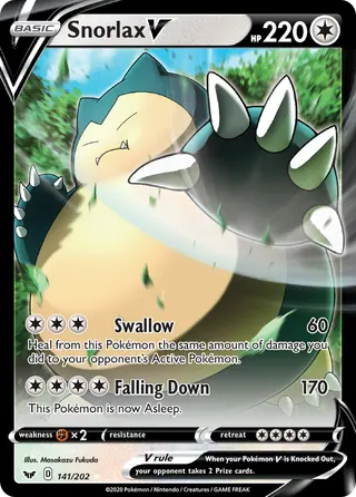 Carta Snorlax V
