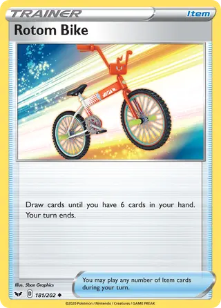 Carta Bicicleta Rotom