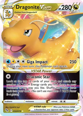 Carta Dragonite V-ASTRO