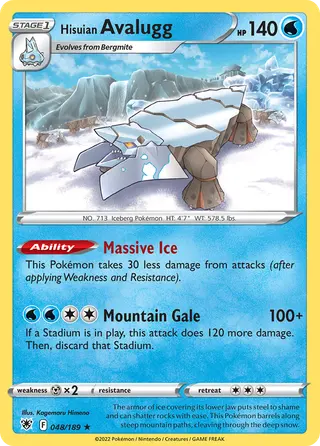 Carta Avalugg de Hisui