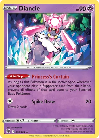 Carta Diancie