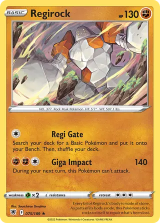 Carta Regirock