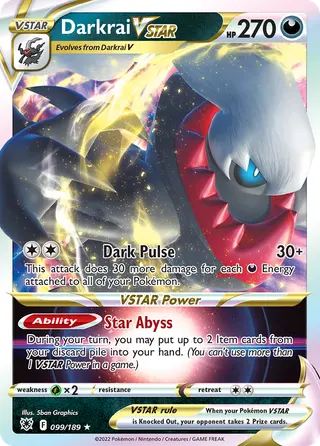 Carta Darkrai V-ASTRO