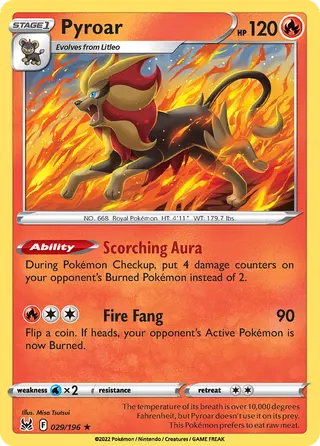 Carta Pyroar