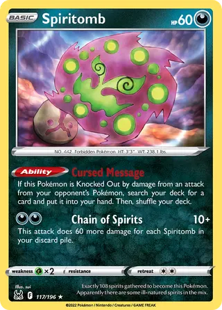 Carta Spiritomb