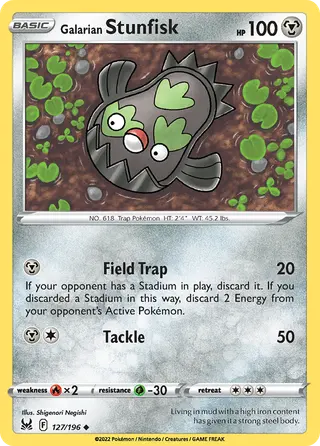 Carta Stunfisk de Galar