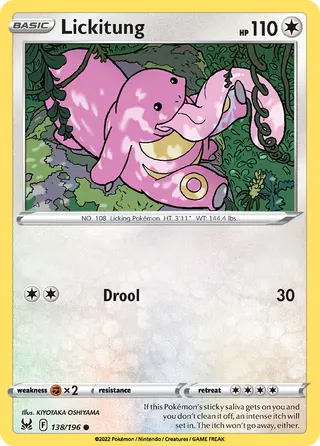 Carta Lickitung