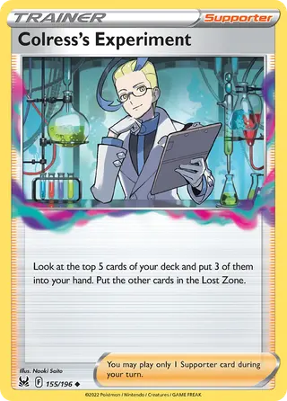Carta Experimento do Colress