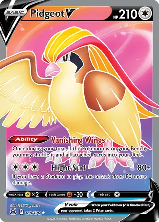 Carta Pidgeot V