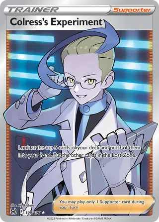 Carta Experimento do Colress
