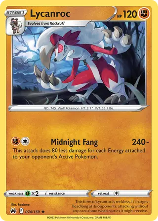 Carta Lycanroc