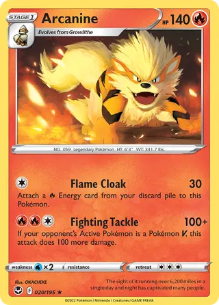 Carta Arcanine
