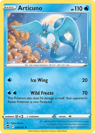 Carta Articuno