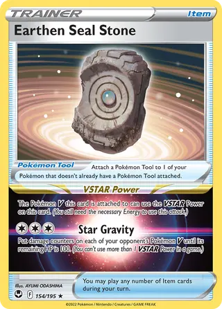 Carta Pedra Selada Terrestre