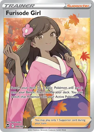 Carta Garota Furisode