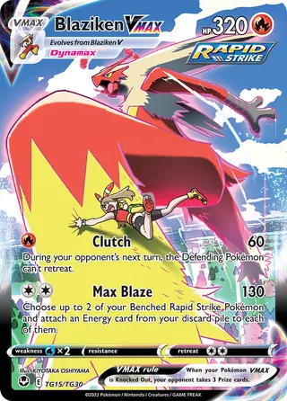 Carta Blaziken VMAX