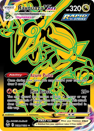 Carta Rayquaza VMAX
