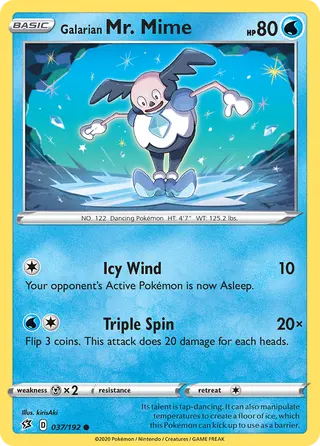 Carta Mr. Mime de Galar