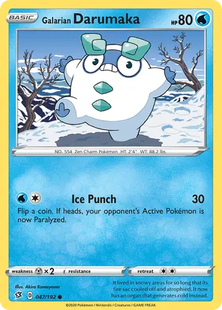 Carta Darumaka de Galar