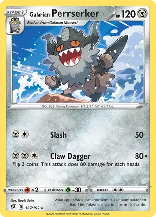 Carta Perrserker de Galar