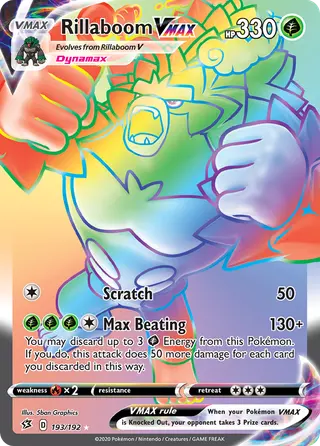 Carta Rillaboom VMAX