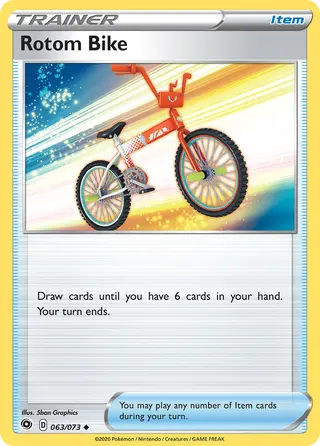 Carta Bicicleta Rotom