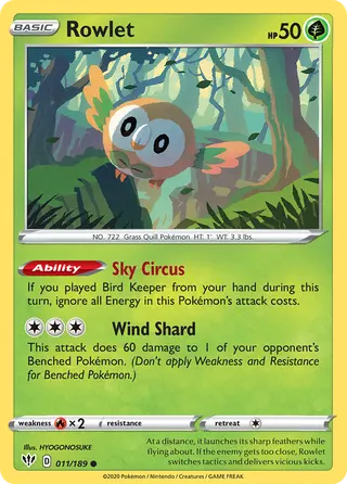 Carta Rowlet