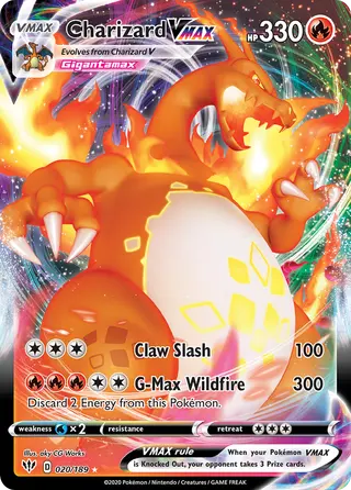 Carta Charizard VMAX