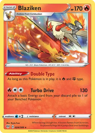 Carta Blaziken