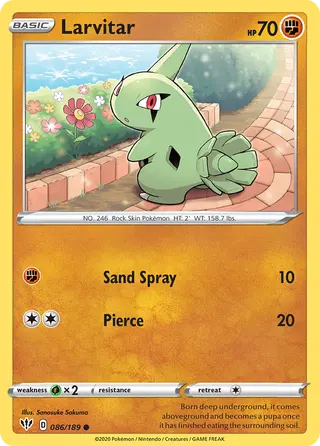 Carta Larvitar