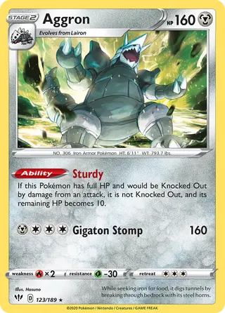 Carta Aggron