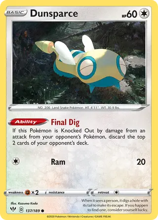 Carta Dunsparce