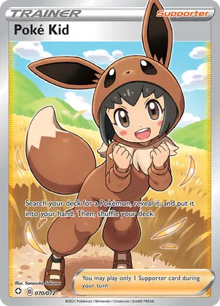 Carta Poké Criança