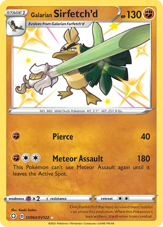 Carta Sirfetch'd de Galar