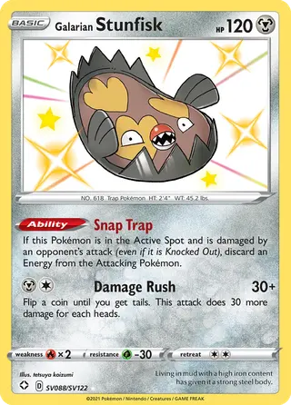 Carta Stunfisk de Galar