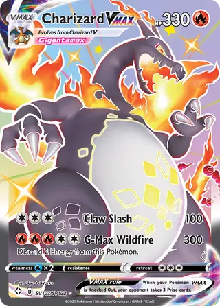 Carta Charizard VMAX