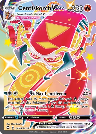 Carta Centiskorch VMAX
