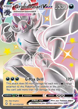 Carta Grimmsnarl VMAX