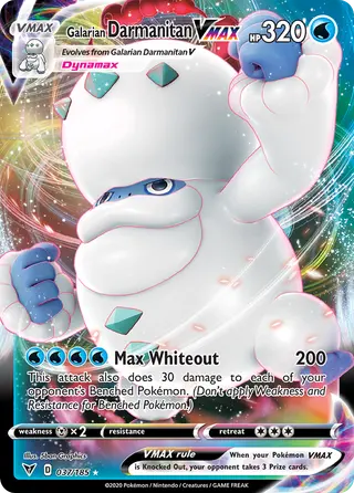 Carta Darmanitan de Galar VMAX