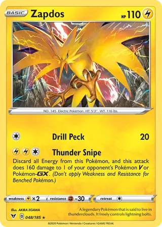 Carta Zapdos