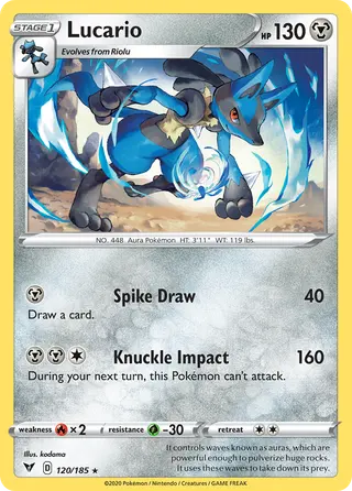 Carta Lucario