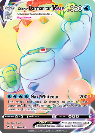 Carta Darmanitan de Galar VMAX
