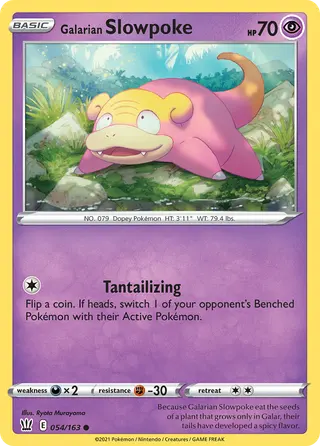 Carta Slowpoke de Galar