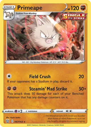 Carta Primeape